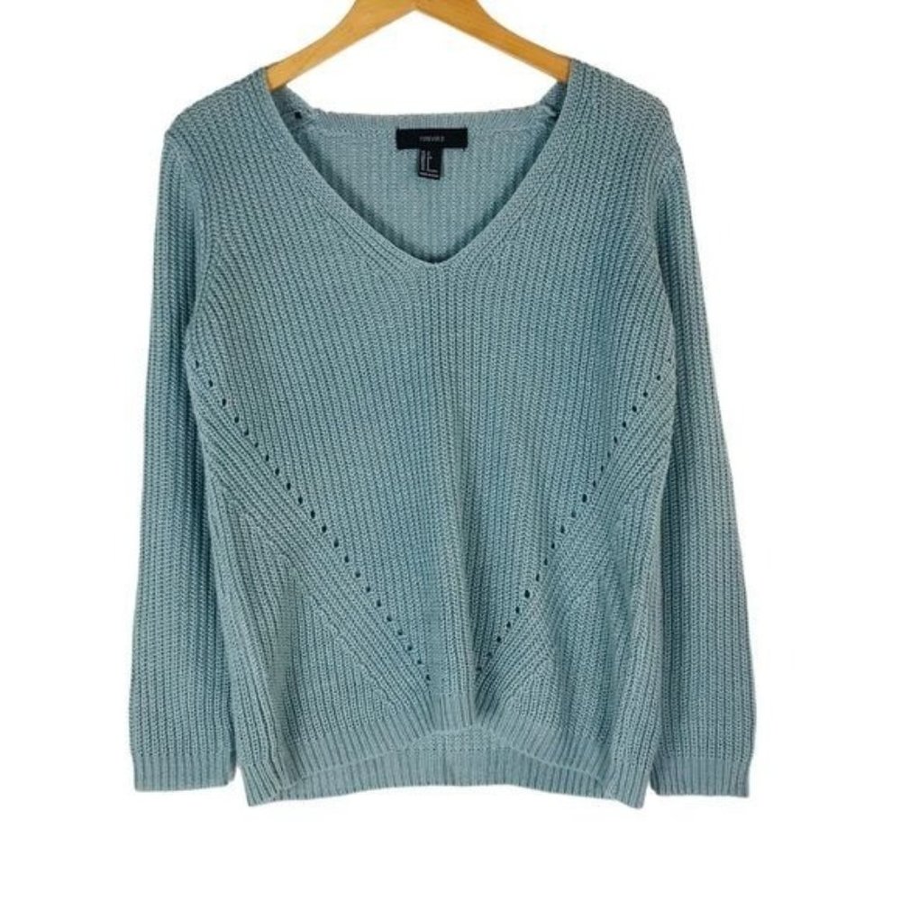 FOREVER 21 Chunky Knit Pullover Sweater Size Small